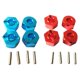 thumbnail image 4 of Vogacara RCGOFFLOW-Soporte hexagonal de rueda fuerte de aleación de aluminio para adaptador 1/16 HSP 94186, pieza de coche de control remoto, Kits de construcción modelo Azul oscuro, 4 of 6