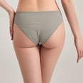 thumbnail image 6 of ZQUUVOU Lace Bikini Underwear for Women Low Rise Thin Cute Bow Briefs Breathable Comfortable Underwear Ladies Hipster Green, 6 of 7