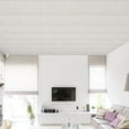 thumbnail image 5 of Abyssaly Peel and Stick Ceiling Tiles, 32 Packs, Covered 42 Sq.Ft, Easy to Install for Ceiling and Wall, Plain White（13.8 x 13.8 inch）, 5 of 7