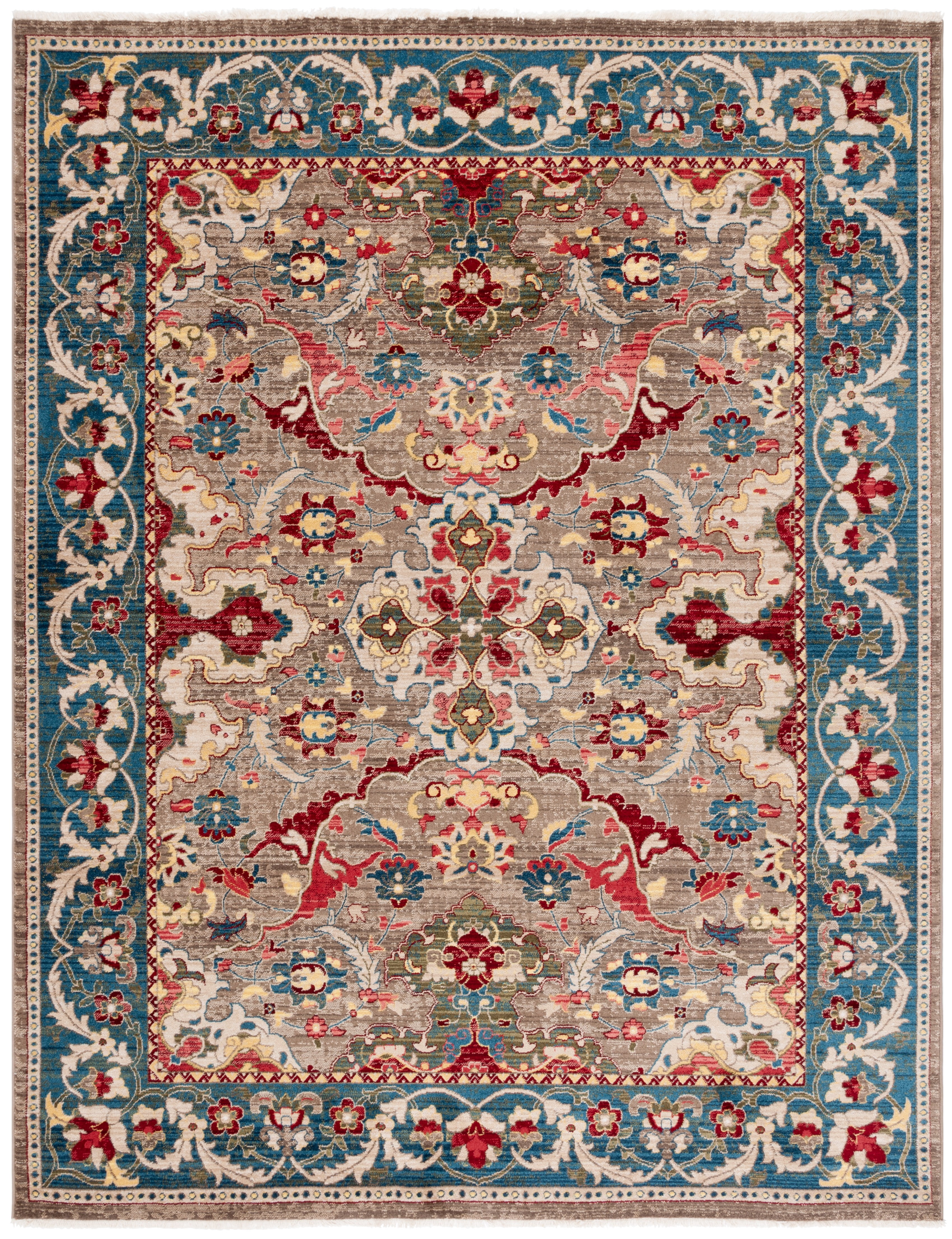 Safavieh Kashan Vincent Oriental Area Rug, Taupe/Blue, 11' x 15'