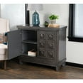 thumbnail image 3 of Powell  Zora Storage Console Cabinet, Grey, 3 of 7