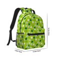thumbnail image 2 of Disketp St Patrick's Day7 Backpack - Comfortable Daypack with The right laptop for you Spacious Main Compartment & other poket - {designName} print, 2 of 6