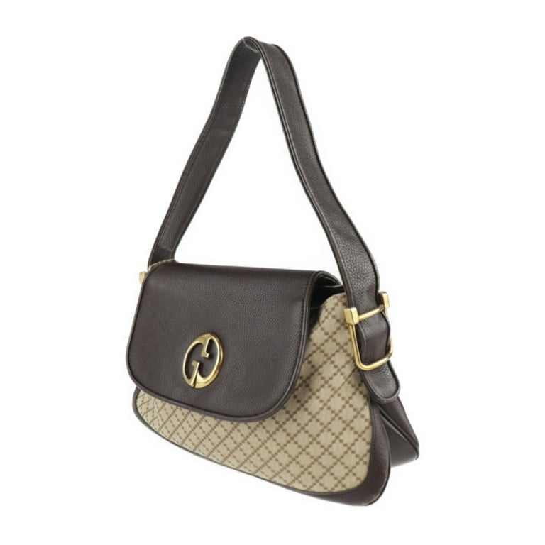 Gucci black diamante canvas shoulder bag sale