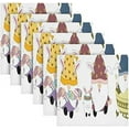 thumbnail image 6 of Coolnut Easter Gnome Cloth Napkins Set of 1, Oversized Washable Reusable Polyester Dinner Table Napkins for Family, Restaurant, Party Decor, 20 x 20 Inch, 6 of 7
