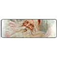 thumbnail image 5 of Dreamtimes Father Christmas Hallway Runner Rug 2'x6' Kitchen Rug with Rubber Backing Fashioned Santa Claus Non Slip Entryway Rug Runner Washable Soft Area Rug for Hallway Bedroom Kitchen Decor, 5 of 6