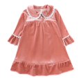 thumbnail image 1 of Conjuntos de pijamas familiares a juego de Navidad esenciales para invierno, ropa de dormir para niños y niñas, ropa de encaje de terciopelo rojo para niños, traje para bebés, 1 of 4