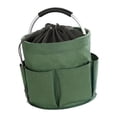 thumbnail image 1 of Cesta de picnic plegable de tela Oxford con bolsillos, organizador de herramientas, bolsa de herramientas de jardín para parques temáticos, camping y Verde, 1 of 8