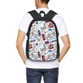 thumbnail image 4 of Disketp London Landmark2 Mochila Minimalista de Gran Capacidad, Mochila de Viaje para Escuela, Trabajo o Uso Diario, 4 of 6