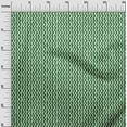 thumbnail image 3 of oneOone Velvet Green Fabric Chevron Diy Clothing Quilting Fabric Print Fabric By Yard 58 Inch Wide, 3 of 5