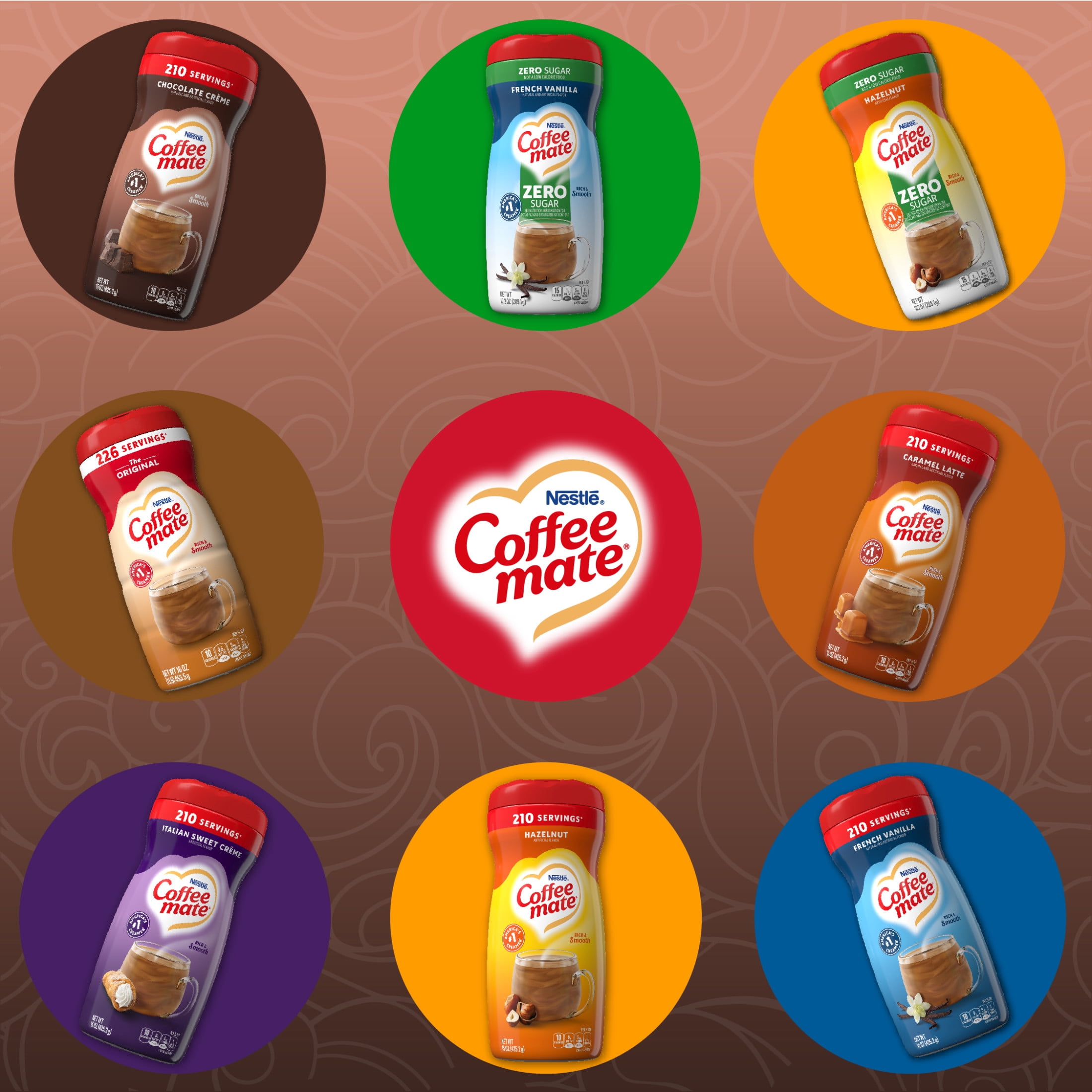 (6 pack) NESTLE COFFEE-MATE Creamer Creamy chocolate