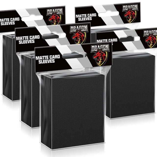 Fundas para cartas Kitoyz Black Toploaders, 500 unidades, para cartas coleccionables