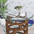 thumbnail image 2 of 24" Round 3/8" Inch Thick Tempered Glass Table Top - Beveled Edge Clear, 2 of 6