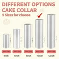 thumbnail image 2 of Cake Collar, 10 Inch Cake Acetate Collars, Large Clear Acetate Sheets for Chocolate Mousse DIY Cake Wrapping Decorating Baking (Length 394inch), 2 of 7