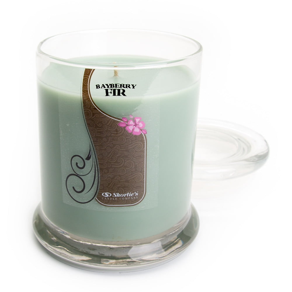 Bayberry Fir Candle Medium Green 10 Oz. Highly Scented Jar Candle