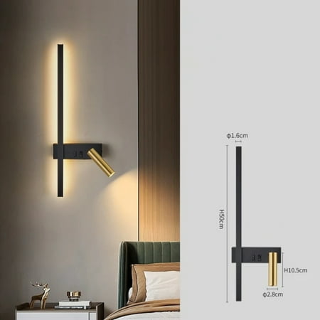 

elegance to your living space. The sophisticated design of this high-quality LED wall lamp will elevate your interior decor to the next level providing both functionality and aesthetic a