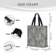 thumbnail image 3 of Easygdp Black White Stripes Bolsa Tote para Mujer, Bolso de Hombro para Trabajo, Playa, Viajes, Compras y Supermercado, 3 of 7