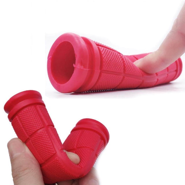 pitrice Anti-Slip Bicycle Handlebar Grip Rubber Handle Bar Overgrip Cover Red
