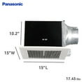 thumbnail image 3 of Panasonic FV-30VQ3 WhisperCeiling Ventilation Fan, Quiet Air Flow, Long Lasting, Easy to Install, 3 of 7