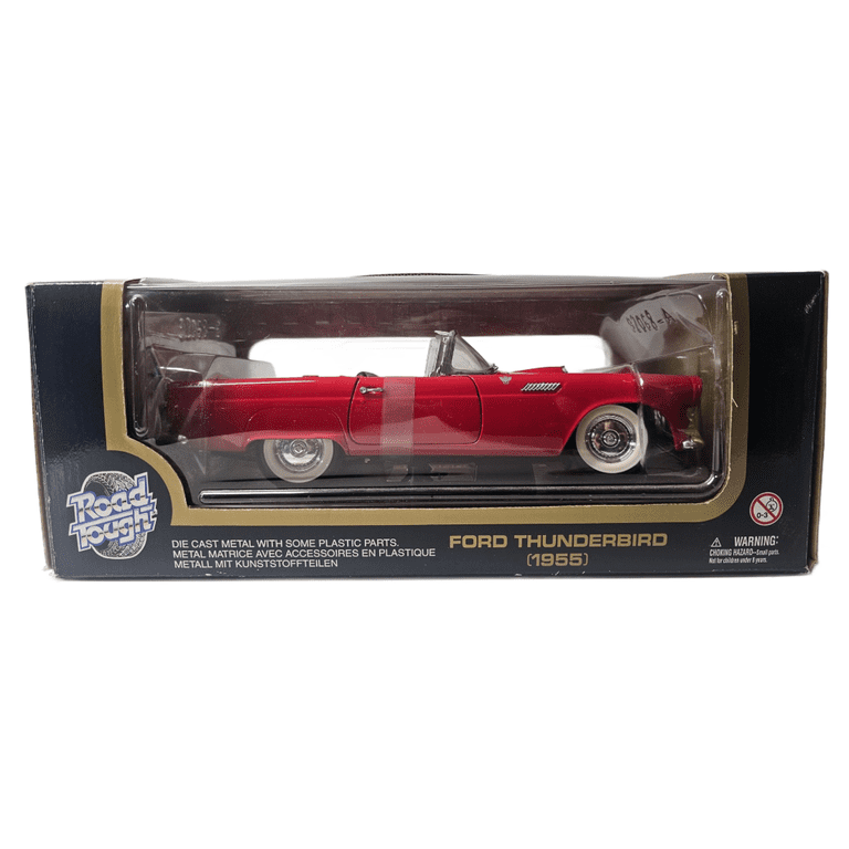 1955 Ford Thunderbird Red With Red Roof 1/18 Diecast Model Car by