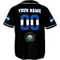 thumbnail image 3 of Personalized Name El Salvador Baseball Jersey Shirt El Salvador Flag Shirt Salvadorans Pride El Salvadoreña (S), 3 of 5