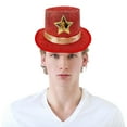thumbnail image 7 of Glitter Top Hat for Adults, Shiny Star Magician Hat Sparkly Party Hat for New Year Birthday Wedding Carnival, 7 of 7