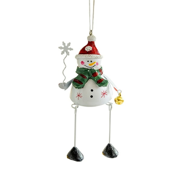 Decoraciones de Árbol de Navidad 3D Hierro Santa Claus Muñeco de Nieve Colgante Decoración de Navidad Decoración Colgante Decoración Colgante