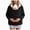 Y364-Black, variant on CAUYDY Women's Fleece Zip Up 3 in 1 Maternity Baby Wearing Hoodie Sweatshirt Jacket