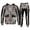 Black-d, variant on Men Halloween Skeleton Graphic Hooded Sweatshirt & Jogger Pants 2-Piece Tracksuit S