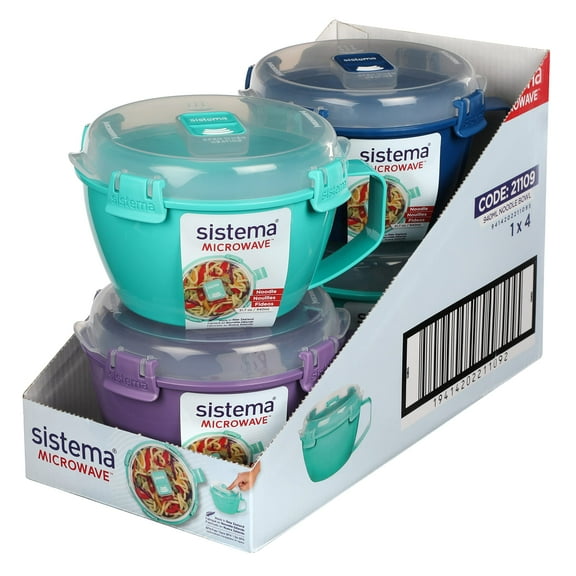 Sistema Microwave Noodle Bowl (Pack of 4)