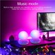 thumbnail image 5 of Yuarrent Lámpara de pequeña RGB activada por voz, bombilla LED de escritorio de noche, luz de ambiente decorativa, fiesta en casa, 5 niveles de Iluminación y accesorios Yuarrent HA000468-00B, 5 of 8