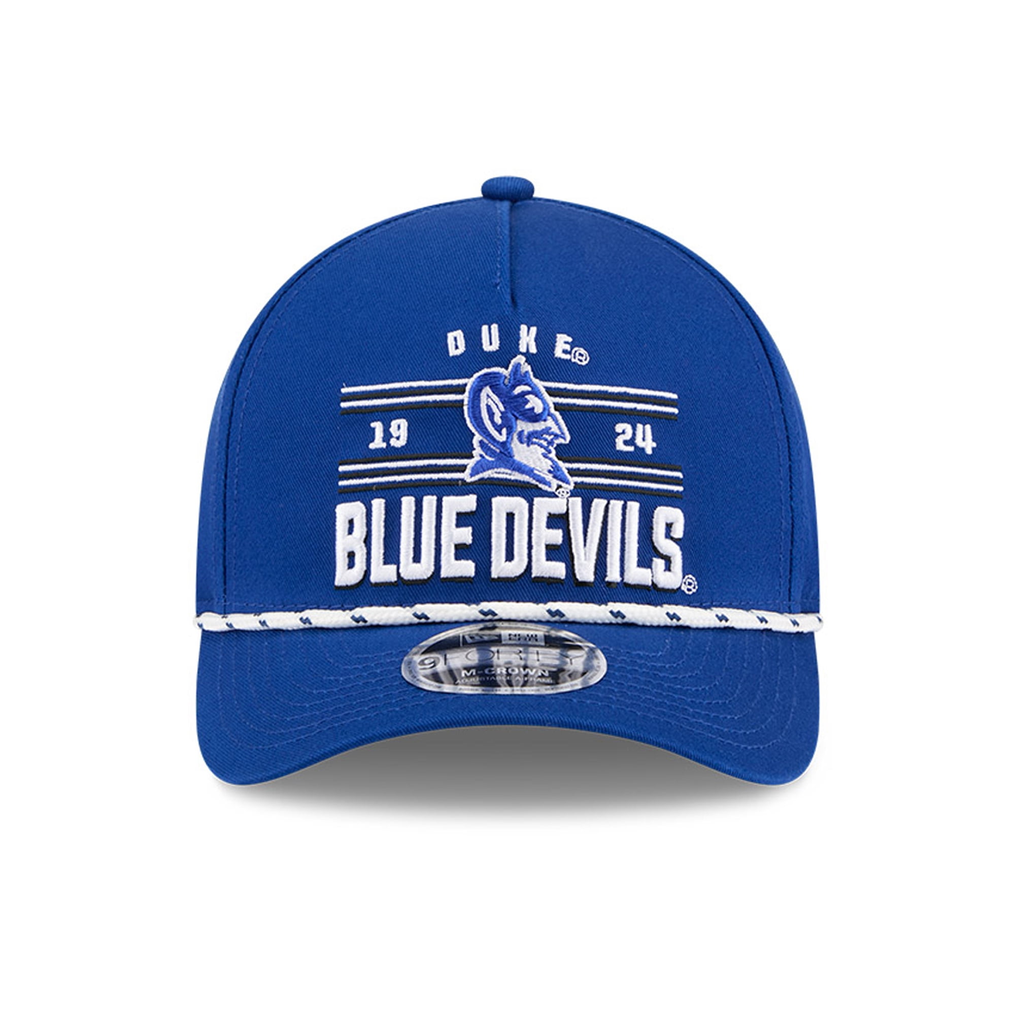 Men's New Era  Royal Duke Blue Devils Historic March Madness 9FORTY M-Crown Adjustable Hat
