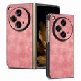 thumbnail image 2 of for OnePlus Open Case, Classic PU Leather Case with Flip Cover Ultra-Thin Shockproof Drop Protective Anti-falling Lightweight Folding Phone Case Cover for OnePlus Open - Pink, 2 of 11