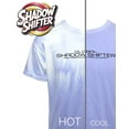 thumbnail image 6 of Shadow Shifter Color Changing Adult Short Sleeve Blue to White T-Shirts for Men and Women - Heat Reactive Shadow Shifter like 90s Hypercolor (Blue to White tshirt, M), 6 of 8