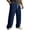 Navy, variant on Afelkas Men's Relaxed Fit Casual Pants Drawstring Waist Lightweight Trousers for Daily Workwear and Easy Casual Weekend Outings Army Green,M