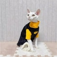 thumbnail image 4 of HQREA Sphynx Cat Sweater, Warm Hairless Cat Clothes Pet Fleece Pullover for Cold Weather, 4 of 6