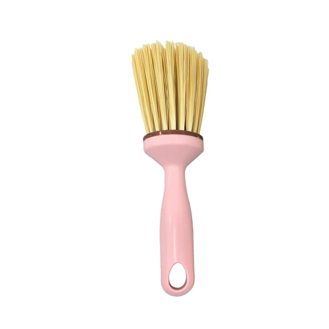 Cepillo cilíndrico multifuncional para ollas y sartenes, ideal para lavar platos, fregar ollas y sartenes. Cerdas antiadherentes ergonómicas. Herramienta para eliminar manchas y grasa en la cocina.