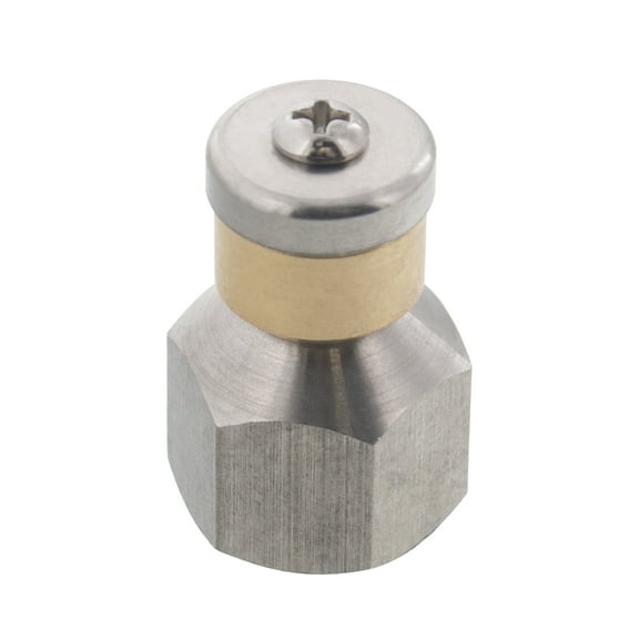 Erie Tools Rotating 3/8" Sewer Jetter Nozzle for Drain Cleaning 4.0 Orifice