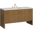 thumbnail image 3 of James Martin Vanities 435-V60S-LNO-3ENC Hudson 60" Free Standing Single Basin Poplar Wood, 3 of 7