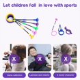 thumbnail image 4 of Kids Foldable Ankle Skip Ball Flash Jump Colorful Sport Swing Ball Fitness Jump Rope Fat Burning Game For Children -ssxjv, 4 of 5