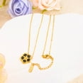 thumbnail image 5 of 14K Gold Plated Four Leaf Clover Necklaces for Women Lucky Flower Jewelry, 5 of 6