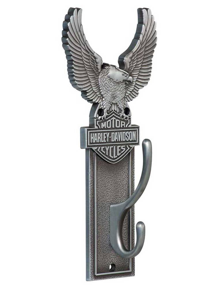 HarleyDavidson Eagle Bar & Shield Coat Hook HeavyDuty Antique Finish