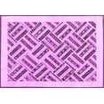 thumbnail image 1 of Ahgly Company Indoor Rectangle Solid Purple Modern Area Rugs, 2' x 4', 1 of 4