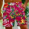thumbnail image 2 of Summer Savings! Stamzod Mens Shorts Fashion Breathable Oversize Beach Board Shorts Novelty Flower Print Lightweight Comfy Streetwear Shorts, 2 of 7
