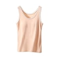 thumbnail image 2 of DailyTrove Women Simple U Neck Soft Breathable Solid Sleeveless Everyday Tank Top, 2 of 5