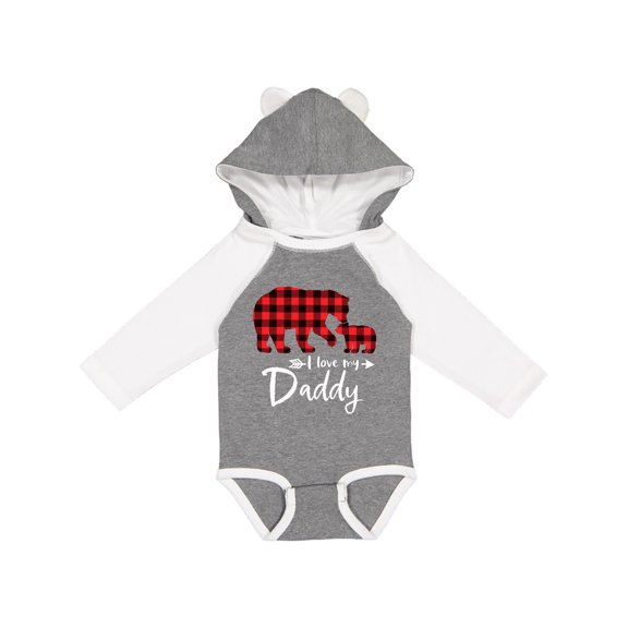 Inktastic I Love My Daddy Boys or Girls Long Sleeve Baby Bodysuit