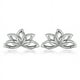 thumbnail image 4 of Flower Heart Stud- Pearl Small Earrings----0.4cm--Product code 81396 0.4cm, 4 of 4