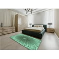 thumbnail image 4 of Ahgly Company Indoor Rectangle Patterned Algae Green Area Rugs, 6' x 9', 4 of 6