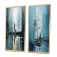 thumbnail image 3 of Designart "Embarking on a Divine Journey in Hinduism III" Hinduism Framed Wall Art Set Of 2 - Teal Spiritual Framed Wall Art Set Of 2, 3 of 7