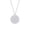 Silver, variant on VNOX Men's Gold Stainless Steel Ayatul Kursi Round Pendant Necklace, Arabic Calligraphy Gift