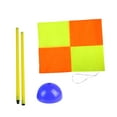 thumbnail image 2 of yotijar Soccer Corner Flag Soccer Agility Poles Adult Training Sports Flag for Games 2pcs Poles Blue Base, 2 of 8